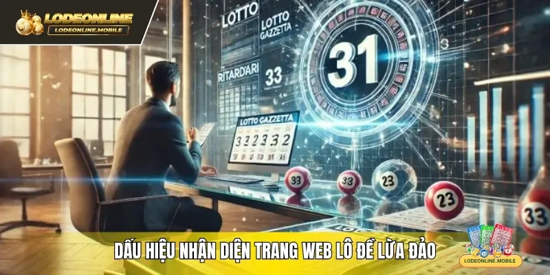 Dấu hiệu nhận diện trang web lô đề lừa đảo