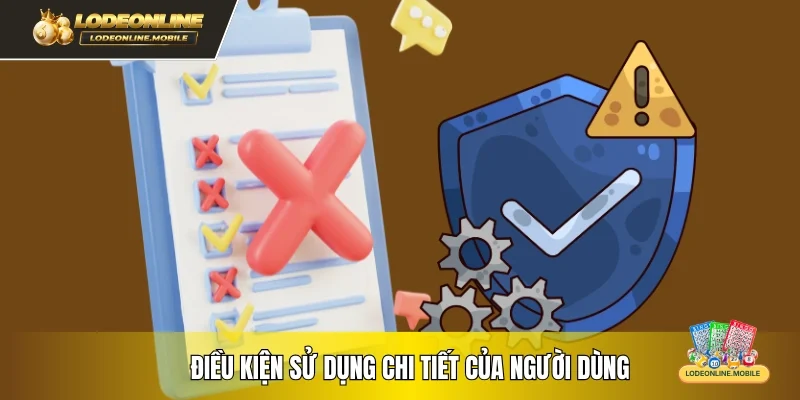 Điều kiện sử dụng chi tiết của người dùng
