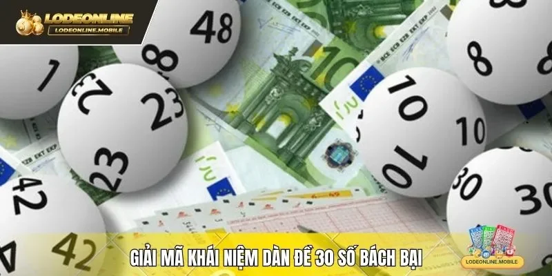 Giải mã khái niệm dàn đề 30 số bách bại