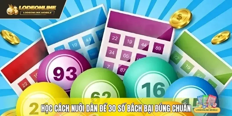 Học cách nuôi dàn đề 30 số bách bại đúng chuẩn