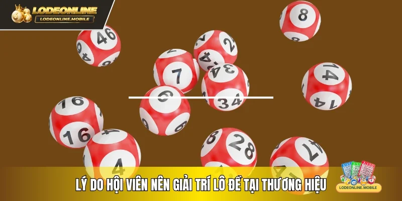 Lý do hội viên nên giải trí lô đề tại thương hiệu