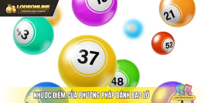 Nhược điểm của phương pháp đánh bao lô