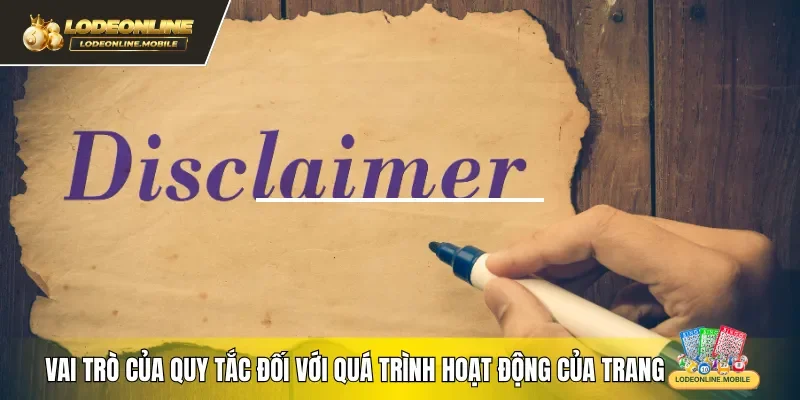 Vai trò của quy tắc đối với quá trình hoạt động của trang